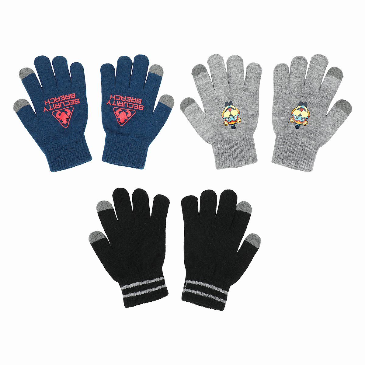 Five Nights at Freddy's Youth Mittens (Set of 3)