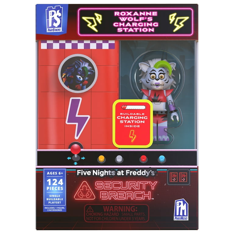 Five Nights at Freddy's Roxanne buildable action figure - Walmart.com