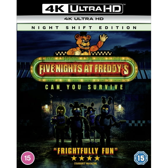 Five Nights at Freddy's (4K Ultra HD) Elizabeth Lail Piper Rubio Kat Conner Sterling David Lind