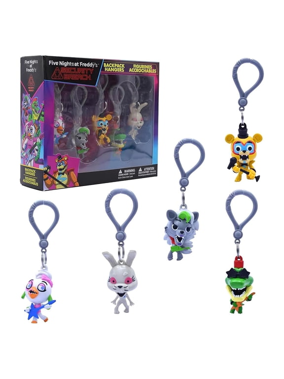 Five Nights at Freddys 5-Piece Backpack Hanger Collectors Box