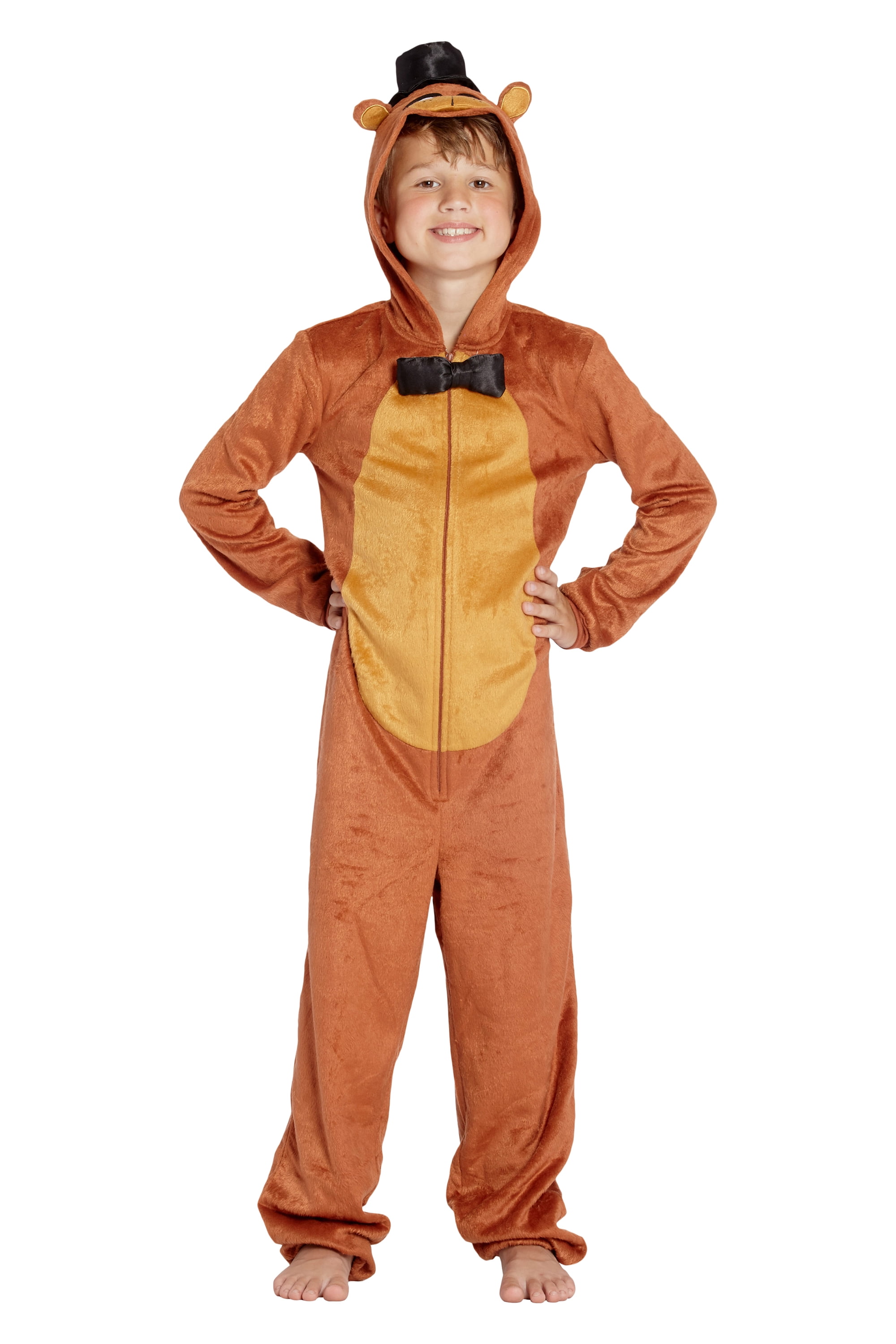 Five-Nights at Freddy's Pajamas Costume Fancy Dress Jumpsuits for Children  Boys' Halloween Party Outfit 3D Style Bodysuit with Separate Headgear Brown  3-4 Years : : Toys & Games