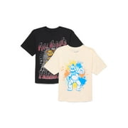 MINECRAFT Five Nights at Freddy's Boys Graphic Tees with Short Sleeves, 2-Pack, Sizes XS-2XL