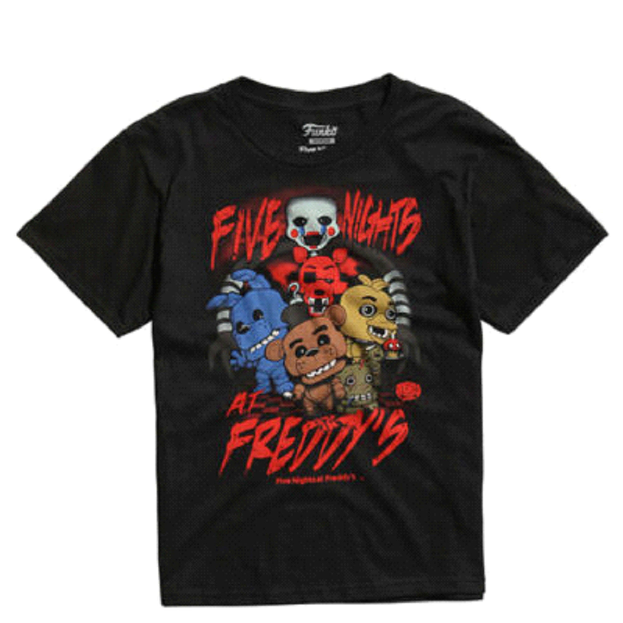 Five Nights at Freddys Freddy and Friends Funko Pop Men's T-Shirt (Small)