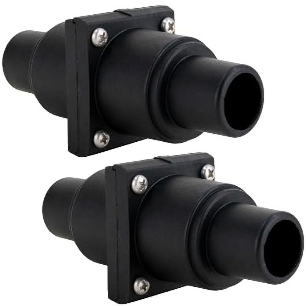 Five Oceans 1 to 1-1/2-Inch Check Valve, One Way Valve - Boat Bilge Pump Non Return Check Valve, Marine In-Line One Way Stepped Connection - 2-Pack - FO4142-M2