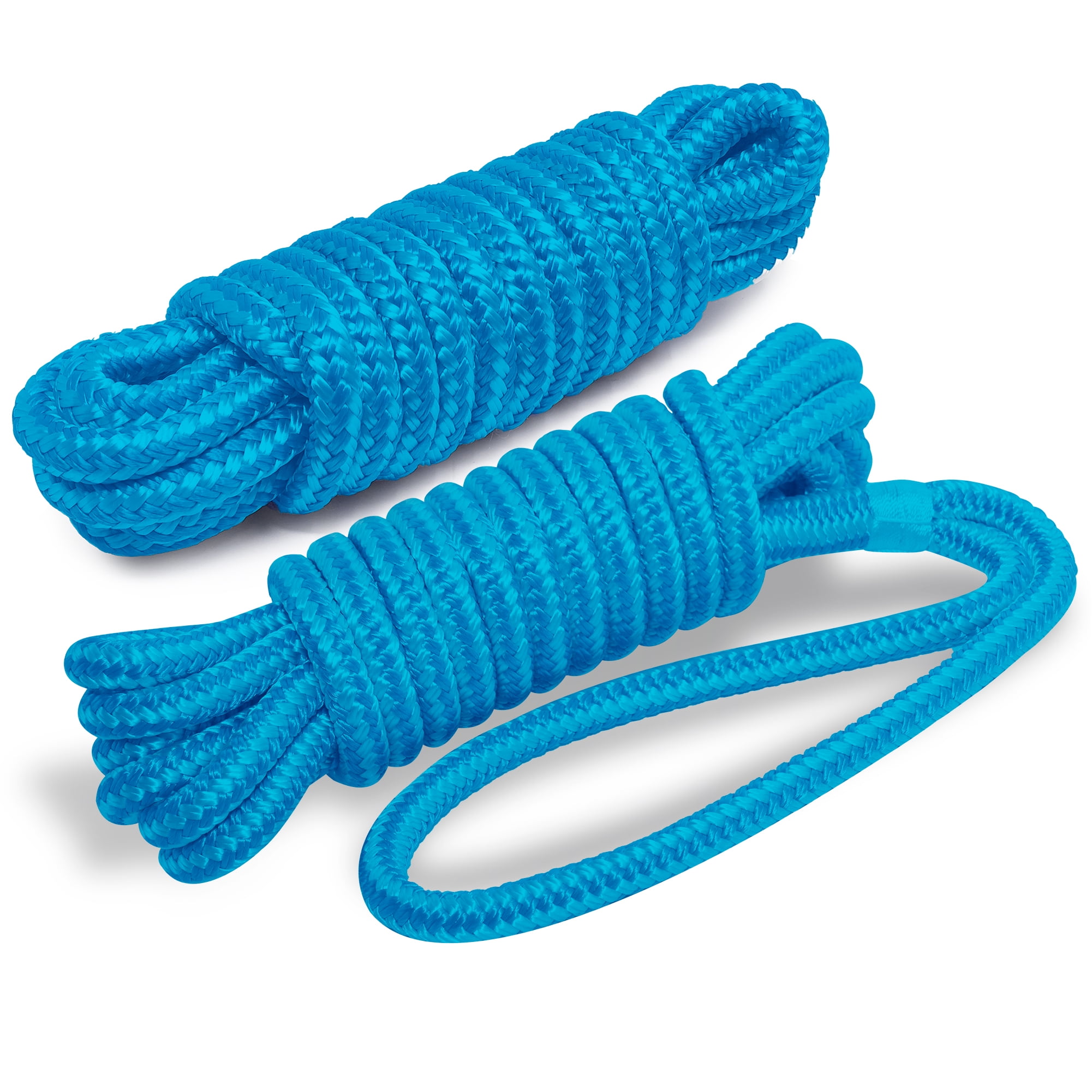 Five Oceans 2Pack 3/8" x 15' Dock Lines, Boat Rope, Boat Ropes for