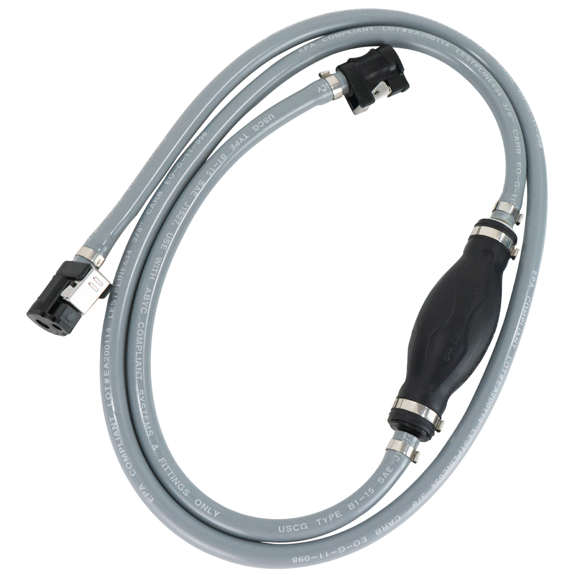 Attwood Fuel Line Hose Kit, 3/8" x 6\'
