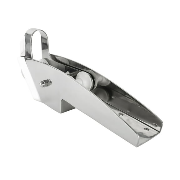 Five Oceans 316 Stainless Steel Anchor Roller, Hinged Self-Launching Double Bow Roller with Delrin Rollers, 16-1/4-Inch - FO4184