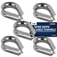 thumbnail image 1 of Five Oceans 5-Pack Stainless Steel Thimble for 5/8-Inch Wire Rope Cable - FO1449-M5, 1 of 9