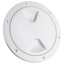 Five Oceans 6" Boat Hatch, Marine Access Hatch, Round Inspection Deck Plate Hatch with Detachable Cover, UV Resistant ABS White Plastic - FO85