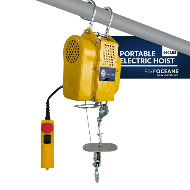 Five Oceans 660 LB. Electric Wire Rope Hoist FO4336