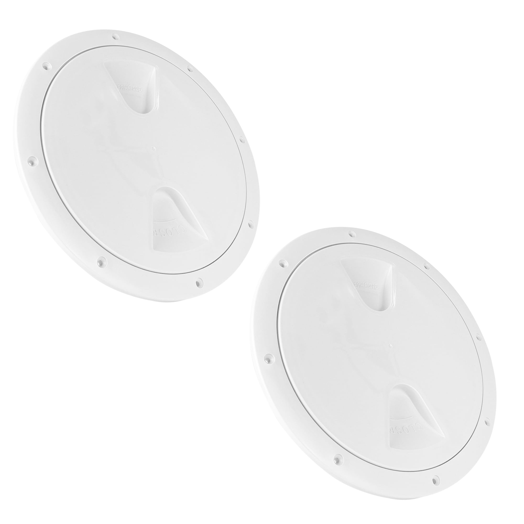 Five Oceans 8" Boat Hatch, 2Pack Marine Round Inspection Deck Plate