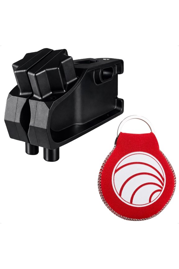 Adjustable Universal Deck Plate and Deck Fill Key with Floating Red Keychain, Fits Standard 8-Point Winch Sockets & Dual-Hole Deck Fittings, Nylon – 5068-4495-R-KIT
