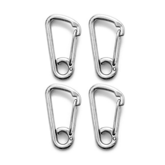 Five Oceans Asymmetric Snap Hook, 3-5/32 inches (Four-Pack) FO465-M4