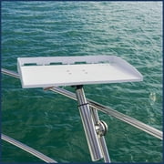 Five Oceans Boat Cutting Board, 20 x 12, Fish Cutting Board - Fillet Table for Boat, Fillet Table Premium Line Rod Holder Mount, with Knife Slot, Plier Storage and Slotted Table Back - FO3936