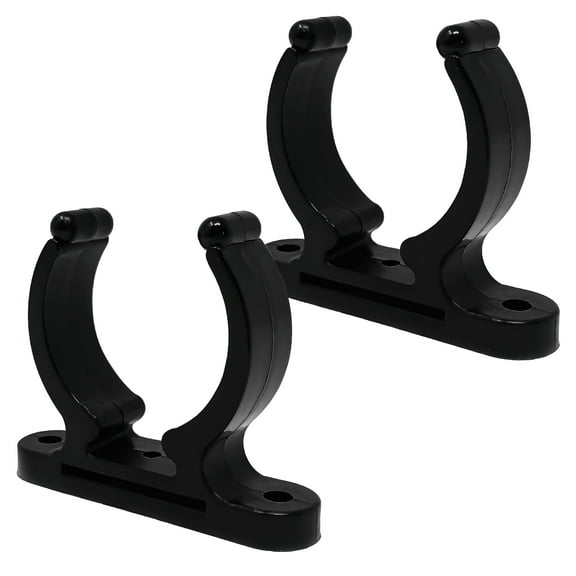 Five Oceans Boat Hook Holder, Spring Clips up to 1-1/2" Tube Diameter, 2-Pack - FO1843-M2