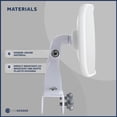thumbnail image 2 of LRVEZSY Boat Mirror - 14x8 Inch Upgraded Rear View Mirror For Boats & Ski Boats | Universal Marine Mirror 2 of 9