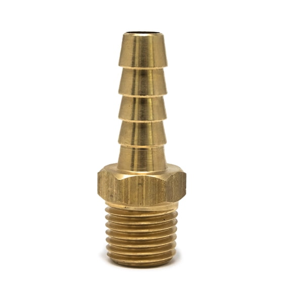 Five Oceans Brass Fuel Hose Barb 1/4 inches NPT Thread x 5/16 inches Hose FO4278