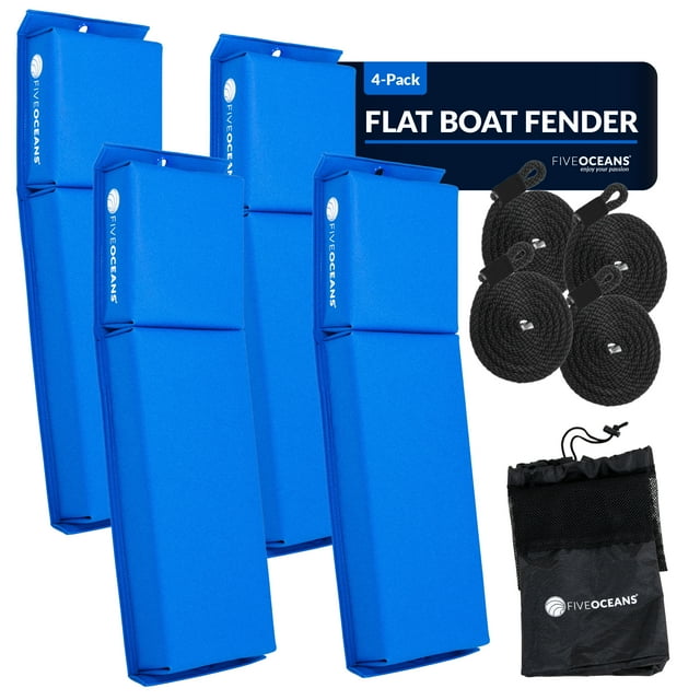 Five Oceans Contour Flat Boat Fender, Boat Fenders, Boat Bumpers for
