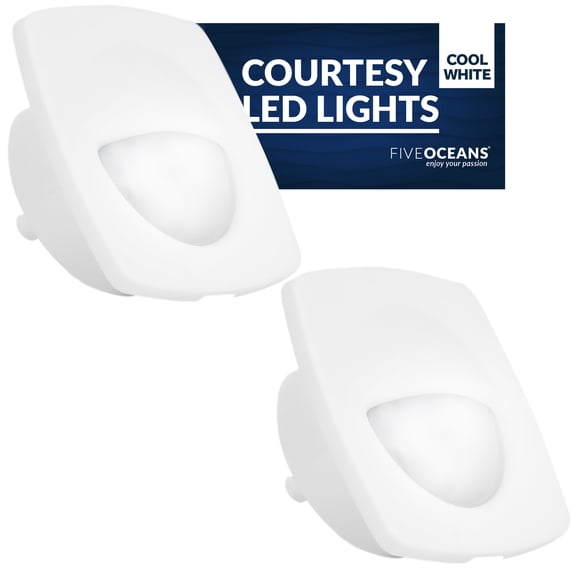 Five Oceans Cool White Led Companion Way Light, Pair FO-2642-M2