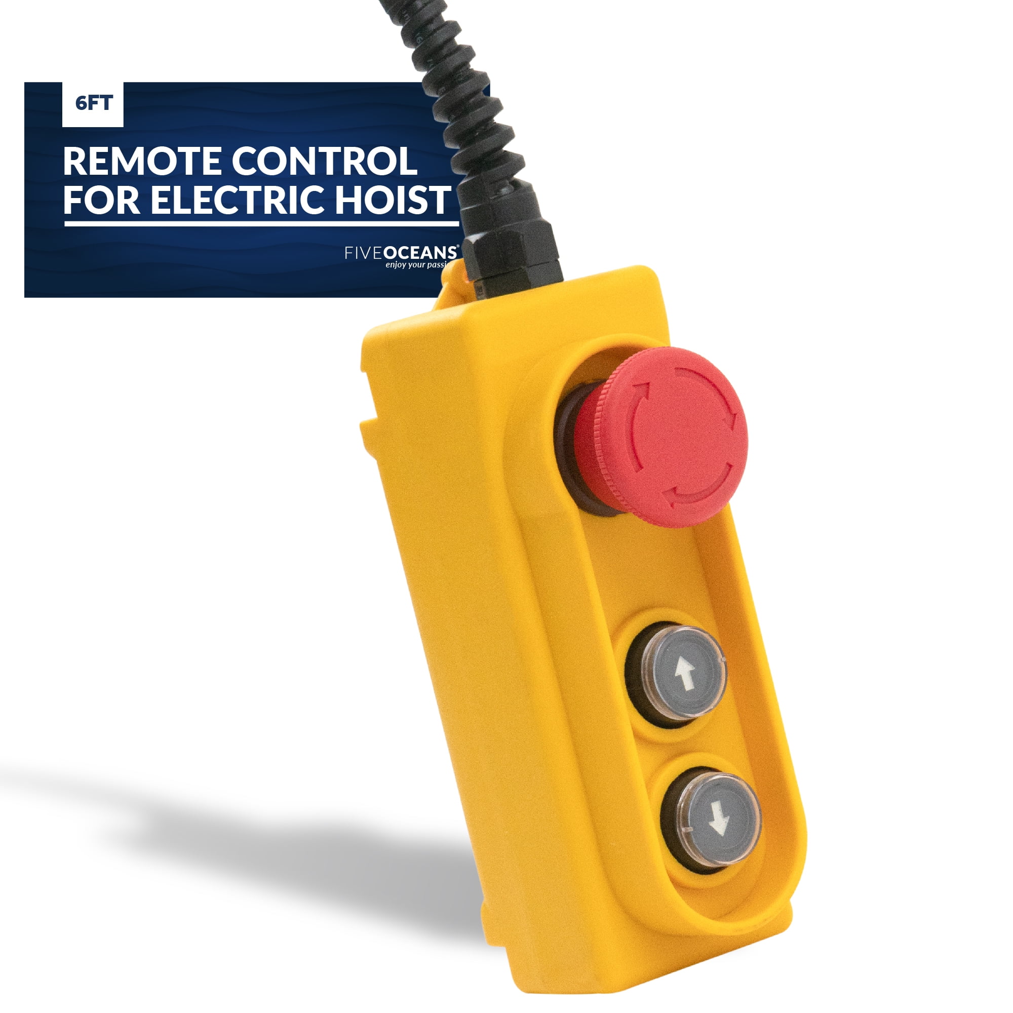 Five Oceans Electric Hosit Remote Control - 6-Foot Cable Length ...