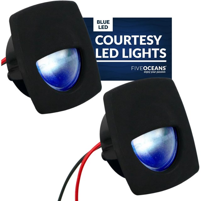 Five Oceans LED Companion Way Light, 4 Pack Marine Courtesy Lights