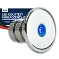 thumbnail image 1 of Five Oceans LED Marine Courtesy Lights, Boat Mini Accent Light, Round Deluxe Light for Boat Interior, Deck, Cockpit, Blue LED, for Pontoon, Fishing Boat, Bass Boat, Sailboat, RVs - FO-2445, 1 of 9
