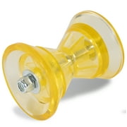 Five Oceans Marine Boat Trailer Yellow Bow Roller Poly, 3-Inch - FO2457