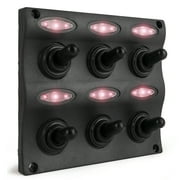 Five Oceans Marine Waterproof 6 Gang Toggle Switch Panel FO2652