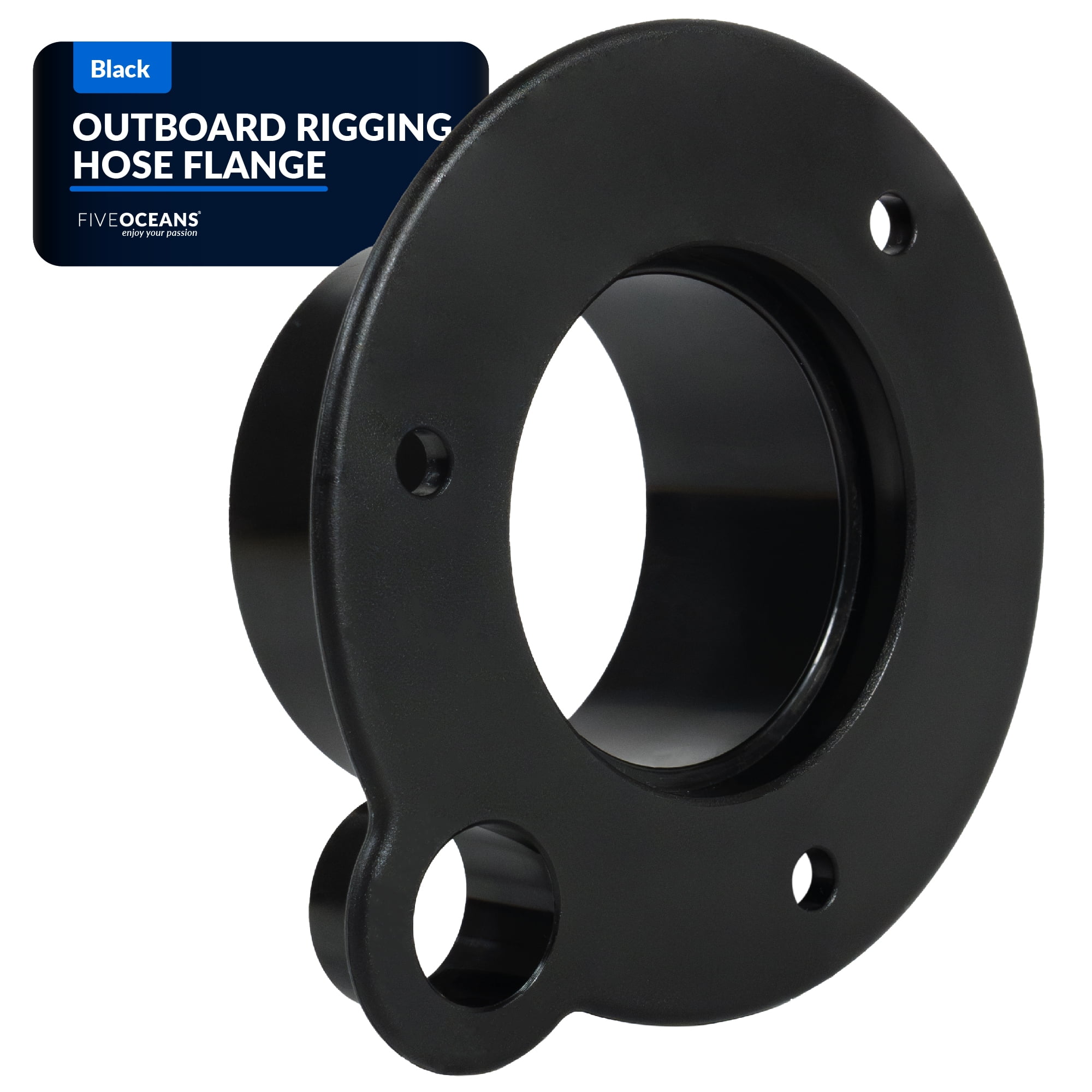 Five Oceans Outboard Rigging Hose Flange with Fuel Port, Outboard