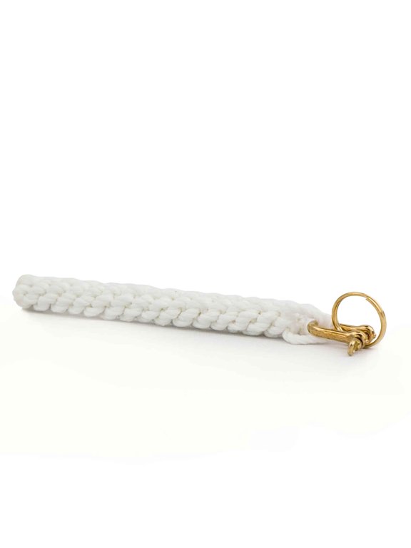 Rope Bell Pull for Hanging Nautical Ships Bell, Braided Rope Keychain - FO3038