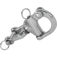 thumbnail image 1 of Five Oceans Stainless Steel 5-inch Jaw Swivel Eye Snap Shackle, 1 of 7
