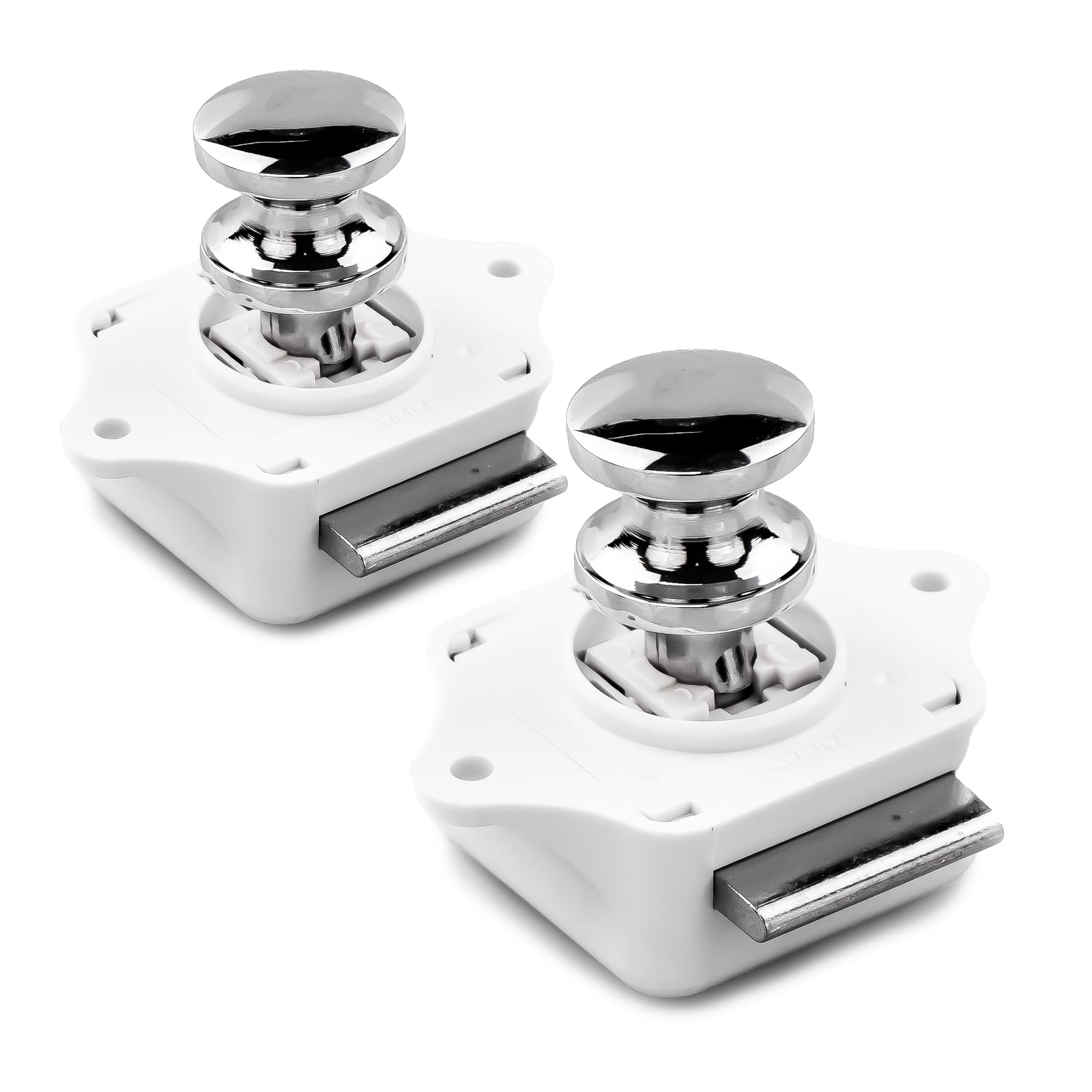 Five Oceans Stainless Steel Keyless Push Button Latch (Pair) FO92-M2