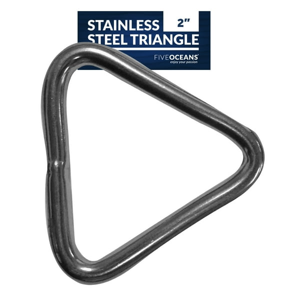 Five Oceans Stainless Steel Triangle, 1/4 x 2 inches FO3808