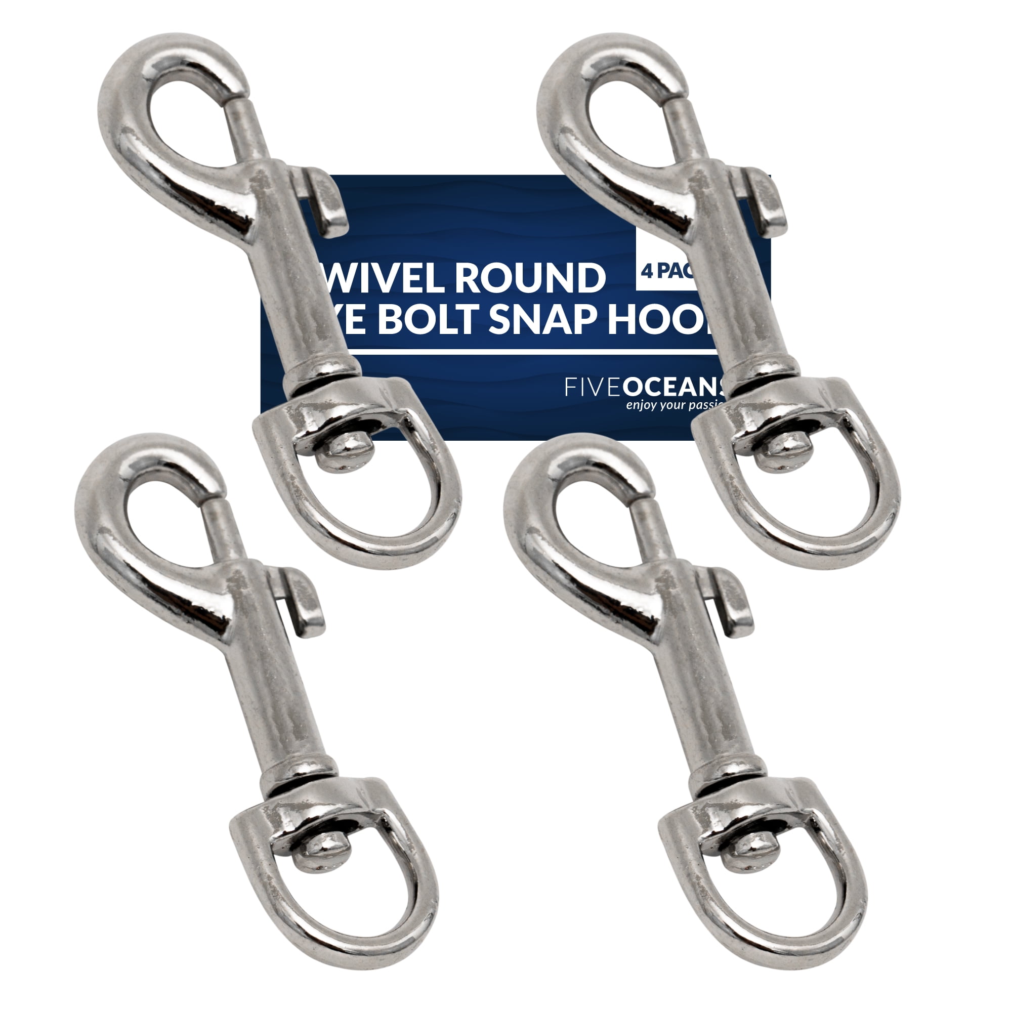 Jumbo Swivel Eye Bolt Snap Zinc Die Cast