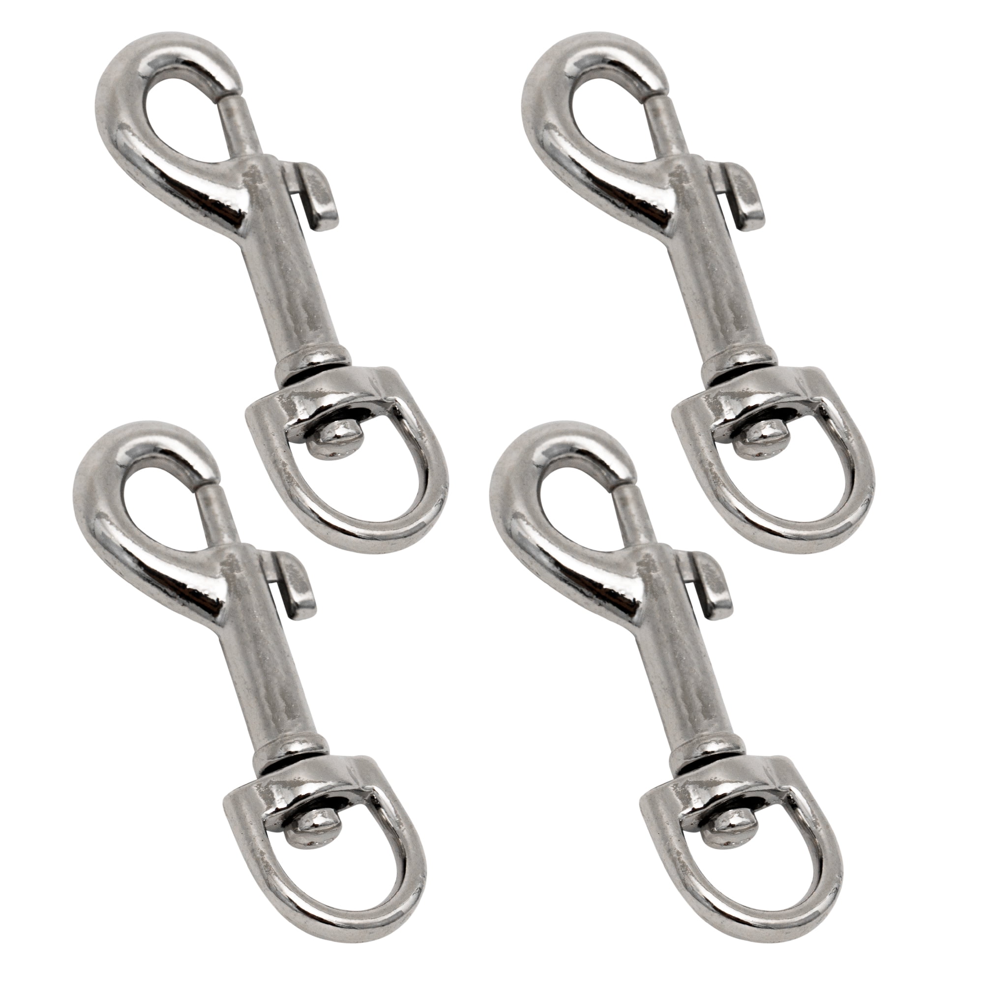 Everbilt 3/4 in. x 3-1/8 in. Nickel-Plated Swivel Quick Snap 44364