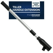 Five Oceans Tiller Handle Extension for Outboard, Outboard Extension Handle Telescopic, Extends from 25" to 40", Aluminum Tubing with Plastic Handle, Ergonomic Grip - FO4455