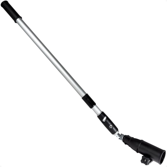 Five Oceans Universal U-Joint Telescopic Tiller Extension Handle for Outboard & Trolling Motors, Extends from 36" 53", Twist-Lock Aluminum Tubing with Anti Slip Handle FO4926
