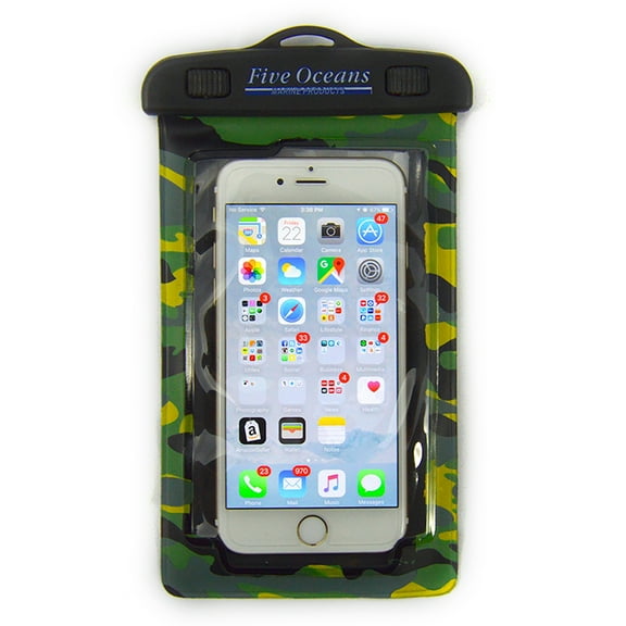Five Oceans Universal Waterproof Smart Phone Case, Camo FO3825