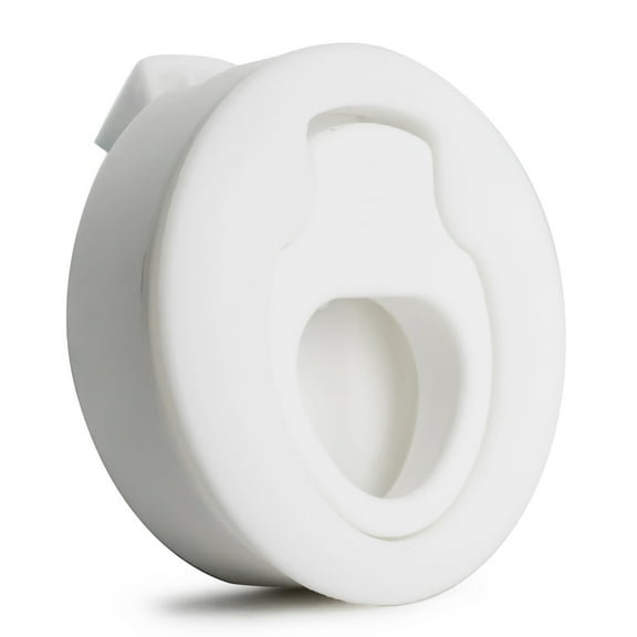 Five Oceans White Slam Latch Flush Door Pull Hatch, 2 inches FO2864