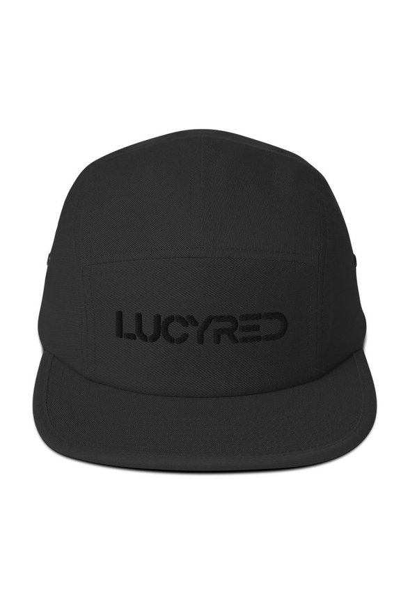 LucyRed 3D Puff Unisex Cap, Black
