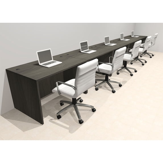 Five Person Modern No Panel Office Workstation Desk Set, #OT-SUS-SPN20
