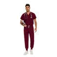thumbnail image 1 of Five Pockets Joggers Wrinkles Free Men Scrub Sets, 1 of 1