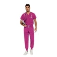 thumbnail image 1 of Five Pockets Joggers Wrinkles Free Men Scrub Sets, 1 of 1