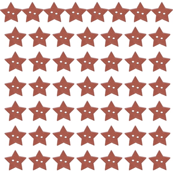 Five Point Star Shape Buttons 20MM Sewing Buttons with 2 Hole for Clothes Bag Sewing Craft Knitting Decoration