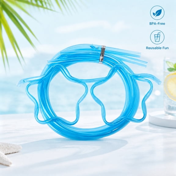 Five Pointed Star Straw Glasses, Unique Star Shape Interesting Novelty Drinking Convenient Design, Party Accessory, Funny Prop for Birthday Gathering Daily Leisure Drinking Entertainment