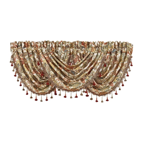 Five Queens Court August Window Waterfall Valance