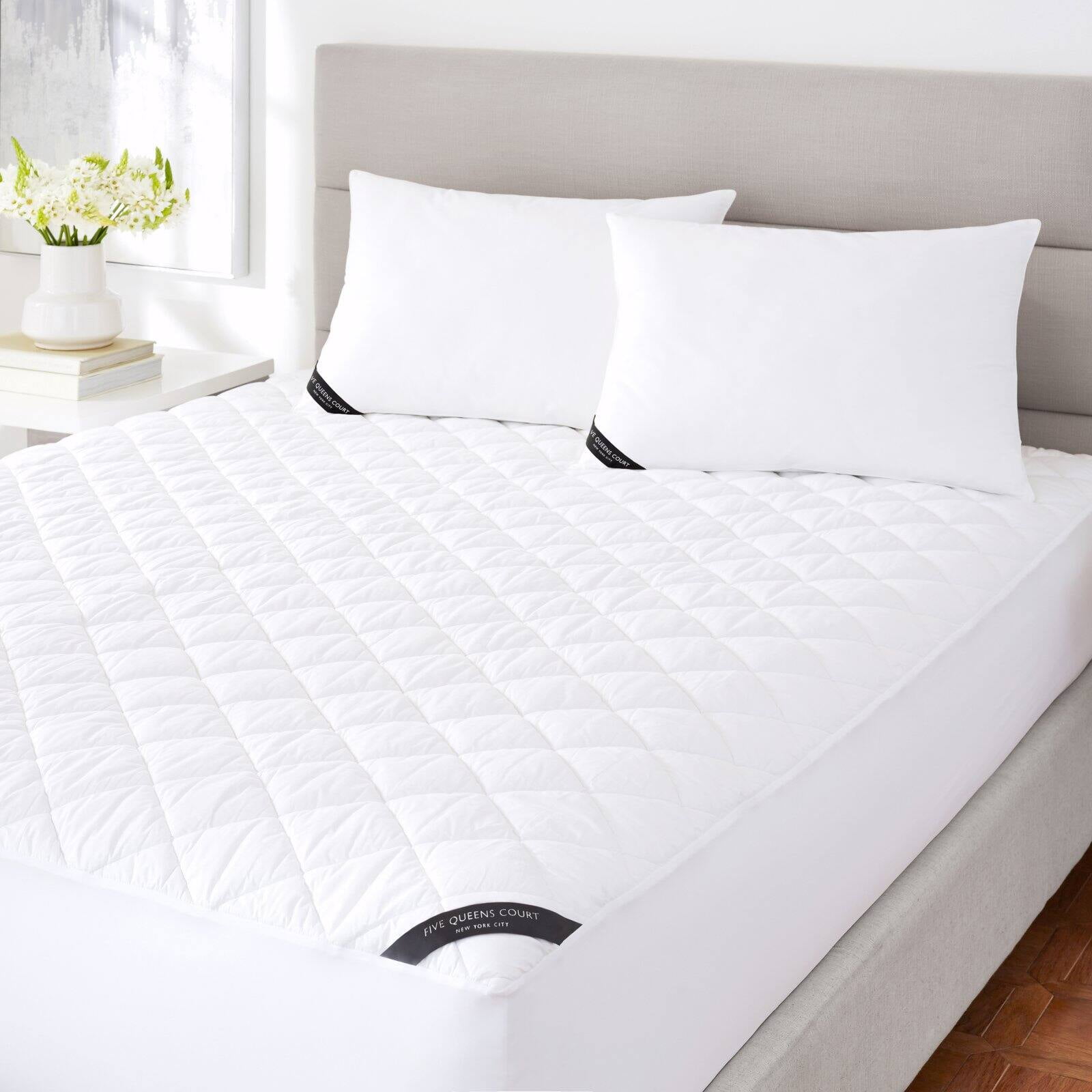 Five Queens Court Excellence Waterproof Allergen Barrier Mattress Pad