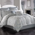 thumbnail image 1 of Five Queens Court  Faith Woven Jacquard 4-piece Comforter Set Queen Designer, Victorian, 1 of 4