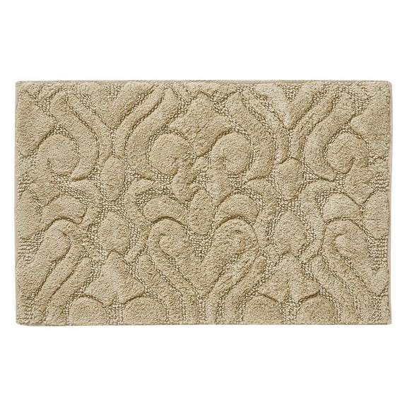 Five Queens Court Leo High Pile Damask Bath Rug