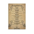 thumbnail image 1 of The Five Remembrances The Life Course of A Famous Buddhist Speaker Art Poster Canvas Wall Art Print For Room Aesthetic And Decor Poster For Bedroom Living Room Bathroom Kitchen Office Decor, 1 of 8